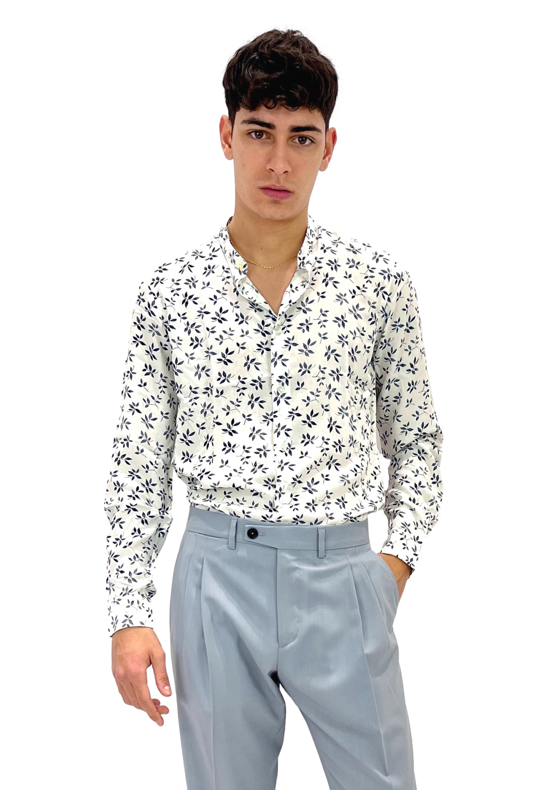OUTFIT CAMICIA FANTASIA FOGLIE