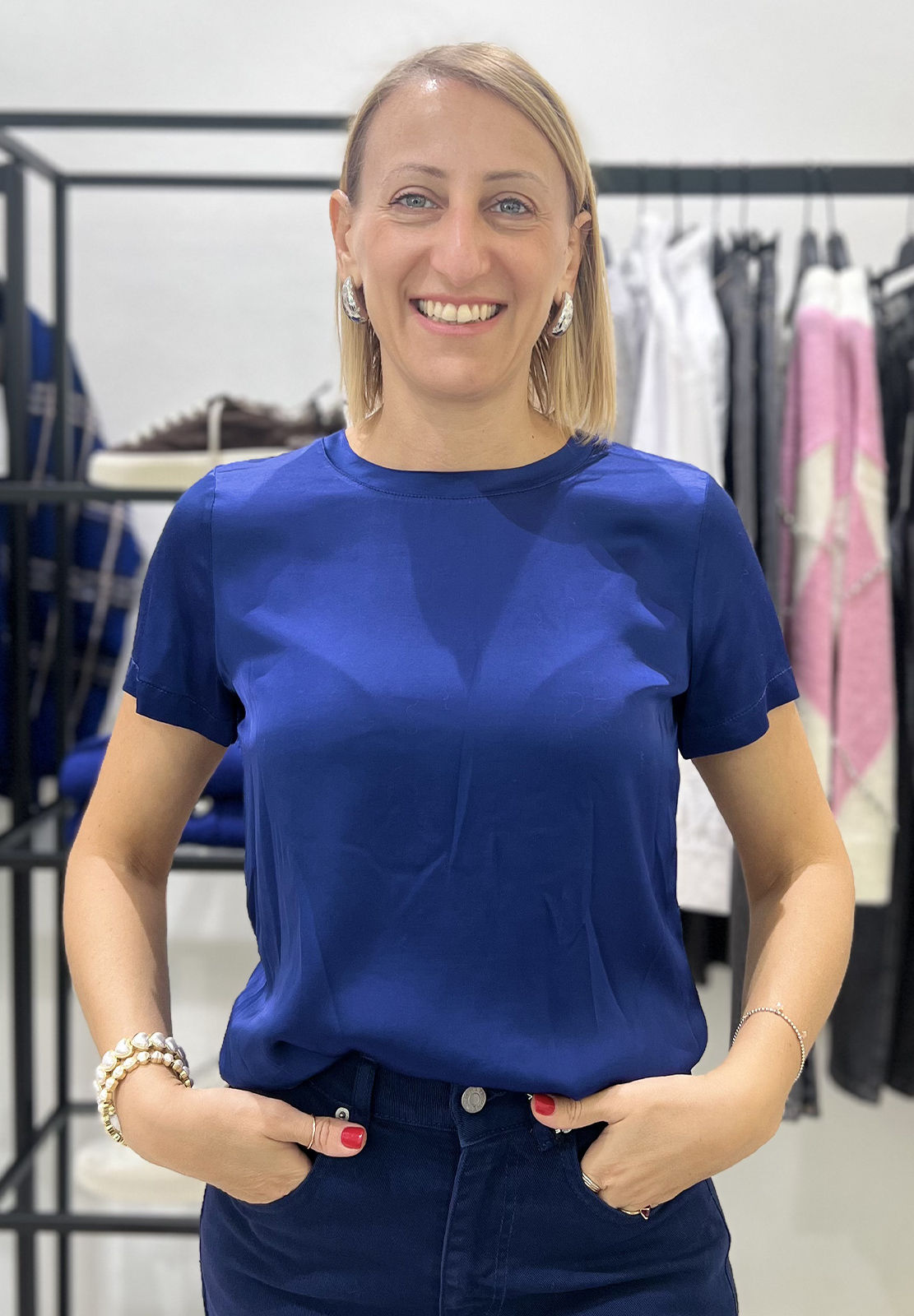 HAVEONE BLUSA MANICA CORTA