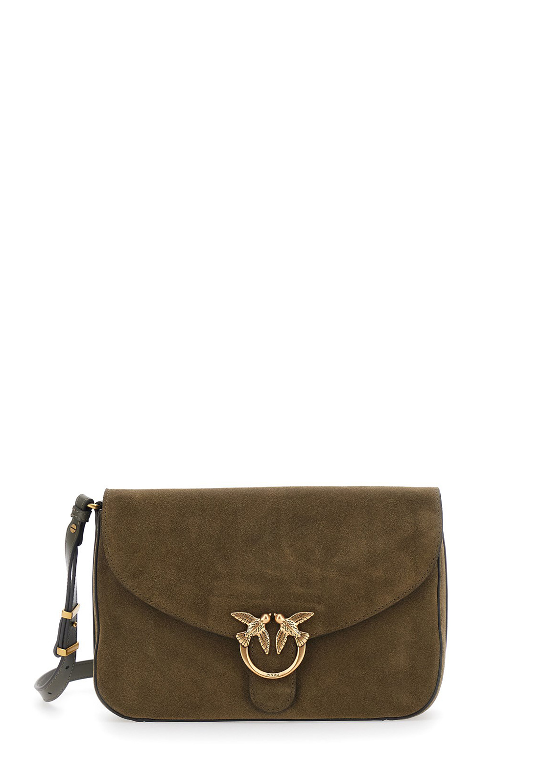 PINKO LOVE SATCHEL CLASSIC SUEDE