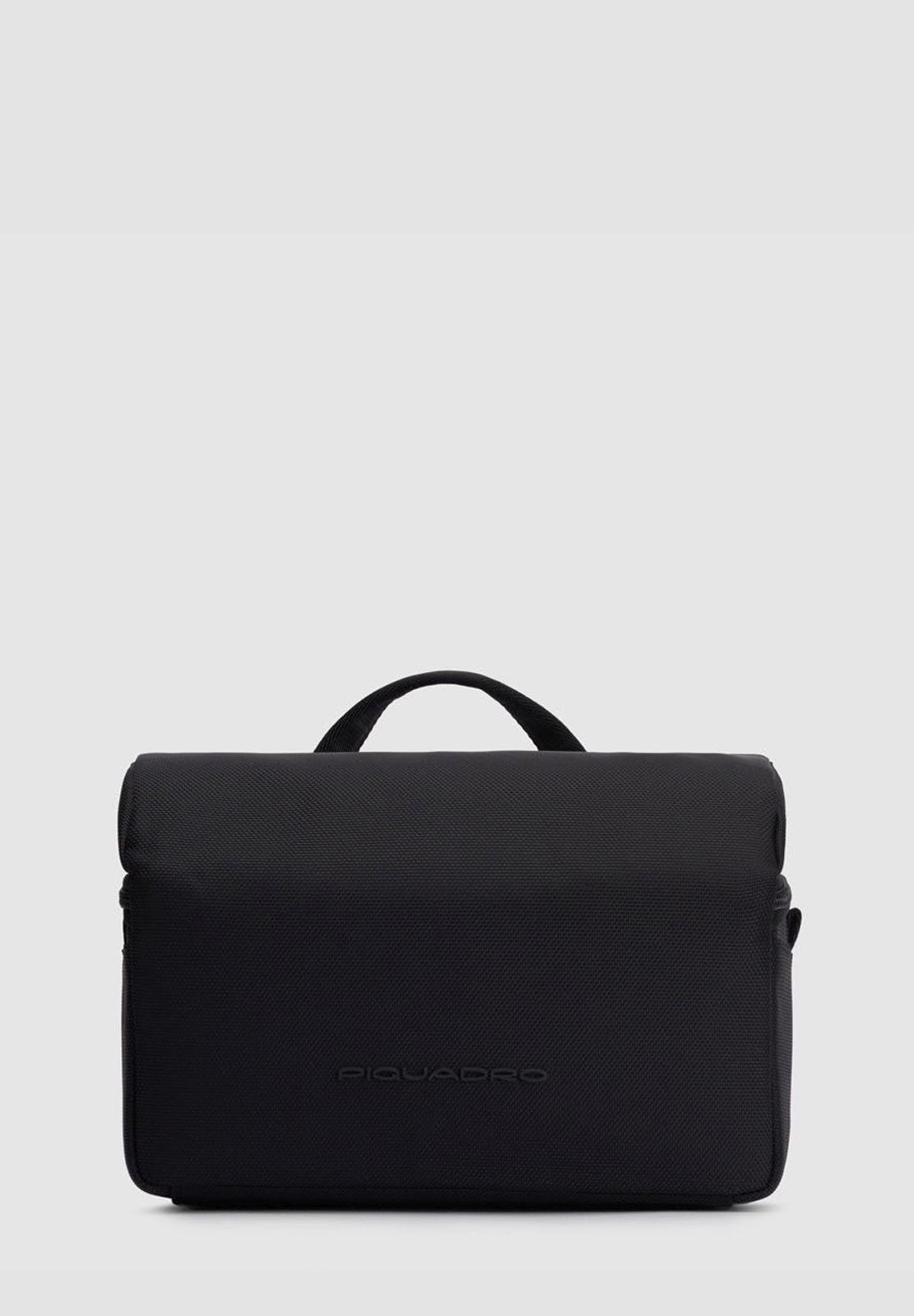 PIQUADRO BORSA FOTOGRAFICA IN TESSUTO E PELLE