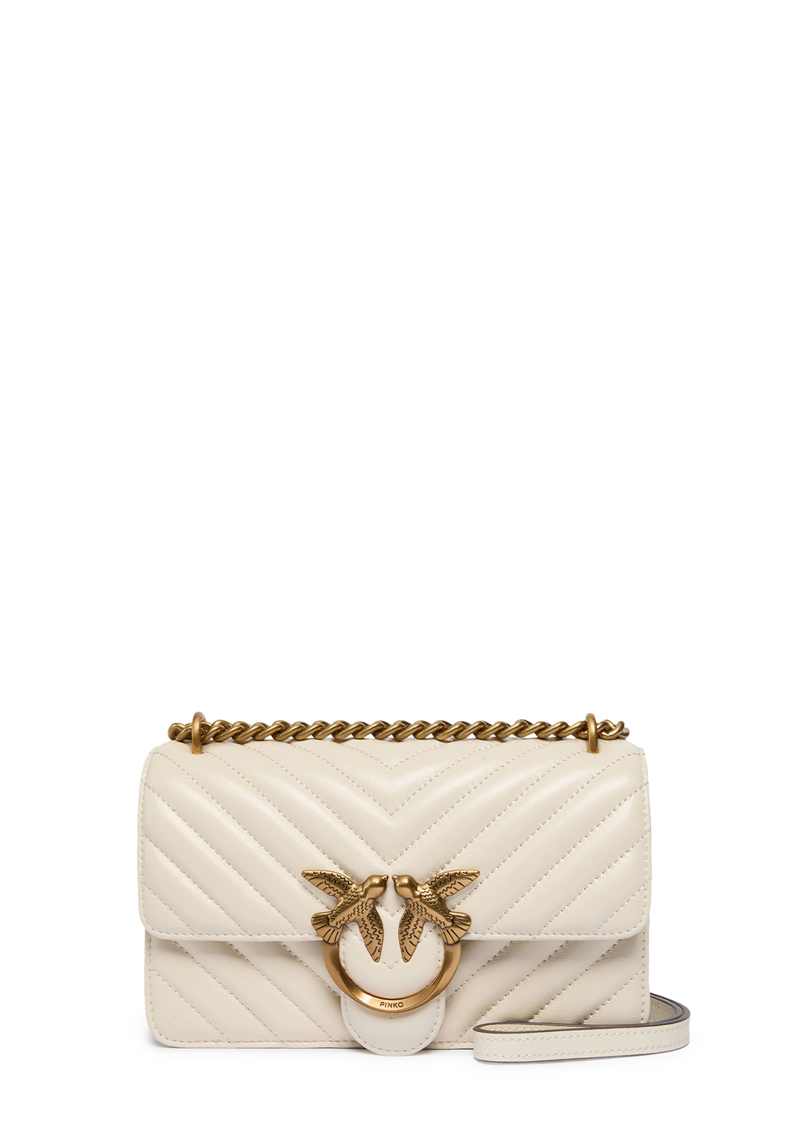 PINKO BORSA LOVE ONE MINI CHEVRON