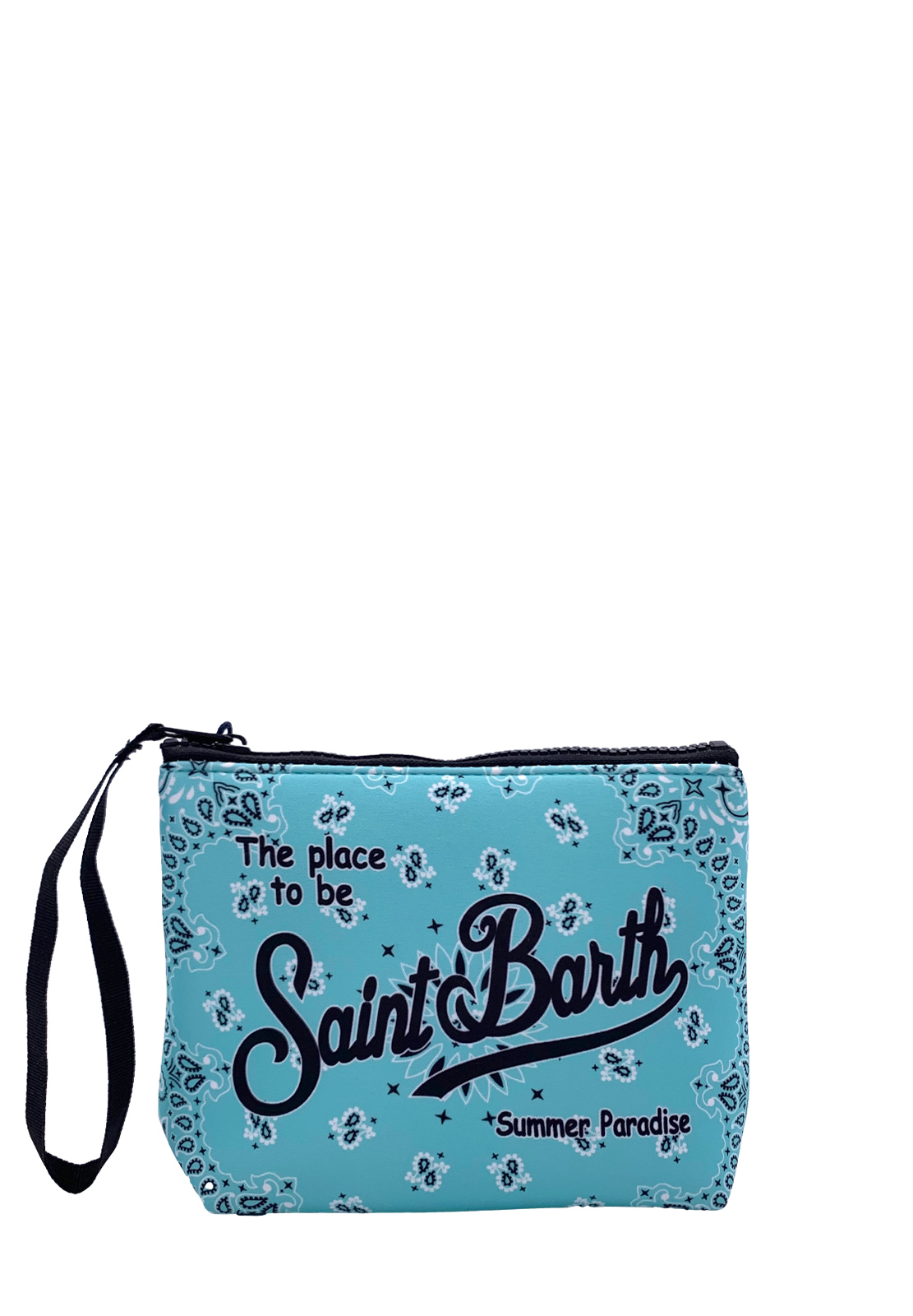 SAINT BARTH POCHETTE ALINE STAMPA BANDANA
