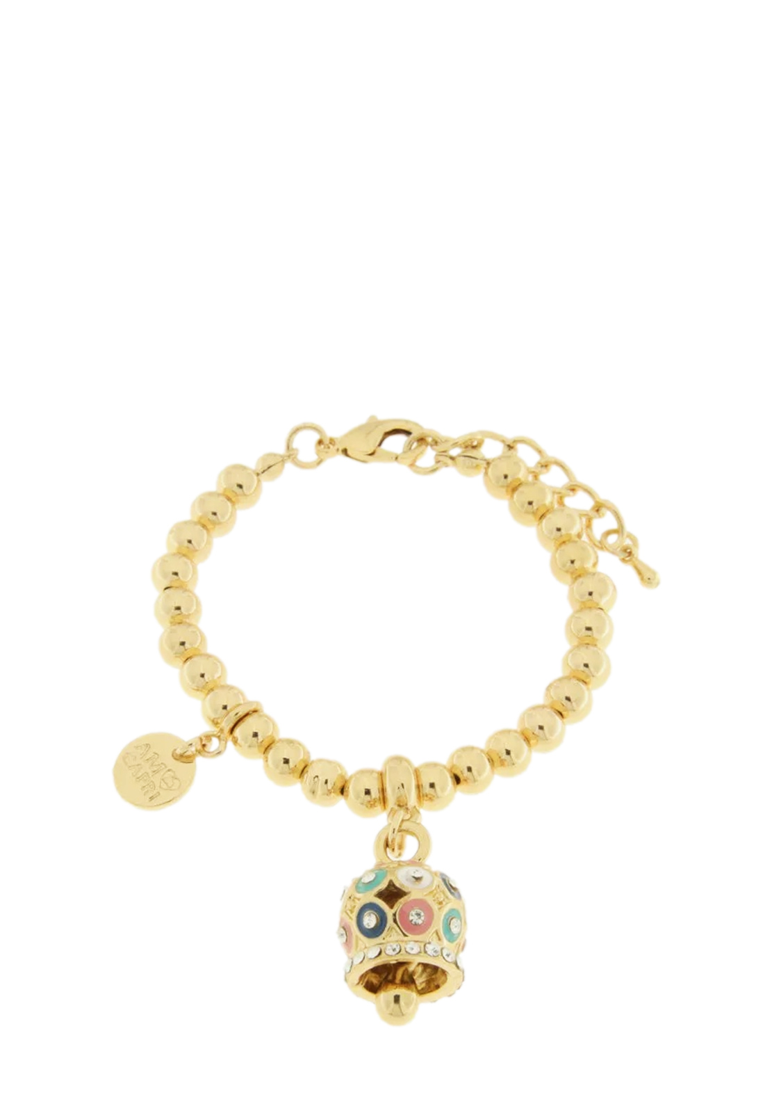 AMO CAPRI BRACCIALE SFERE E CAMPANA MULTICOLOR
