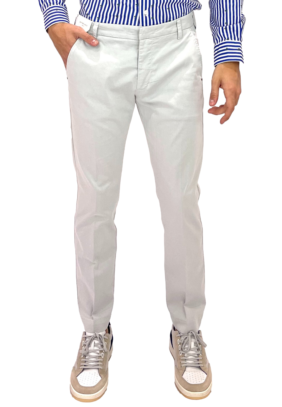 ENTRE AMIS PANTALONE TK AMERICA CORTO IN COTONE