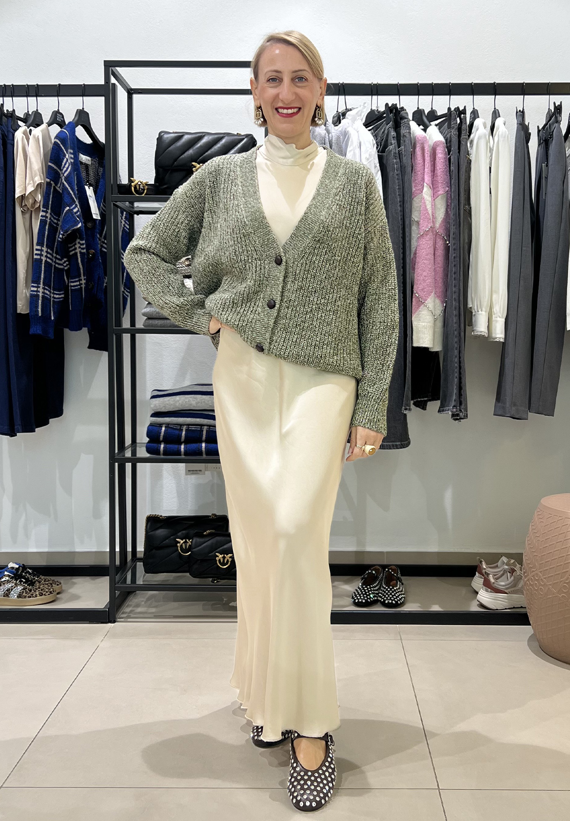 HAVEONE CARDIGAN CON BOTTONI