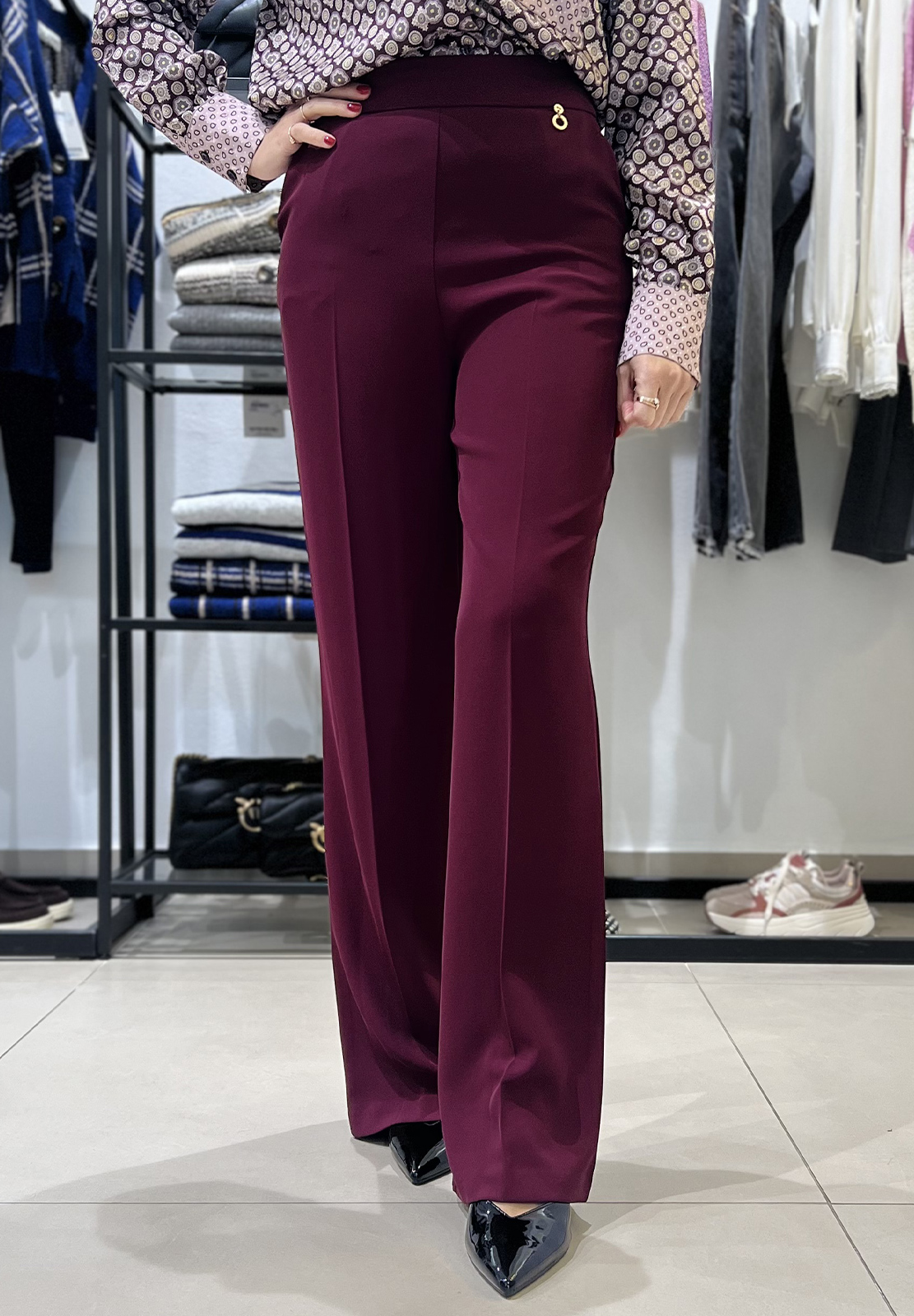 RELISH PANTALONE LALIS PALAZZO A VITA ALTA
