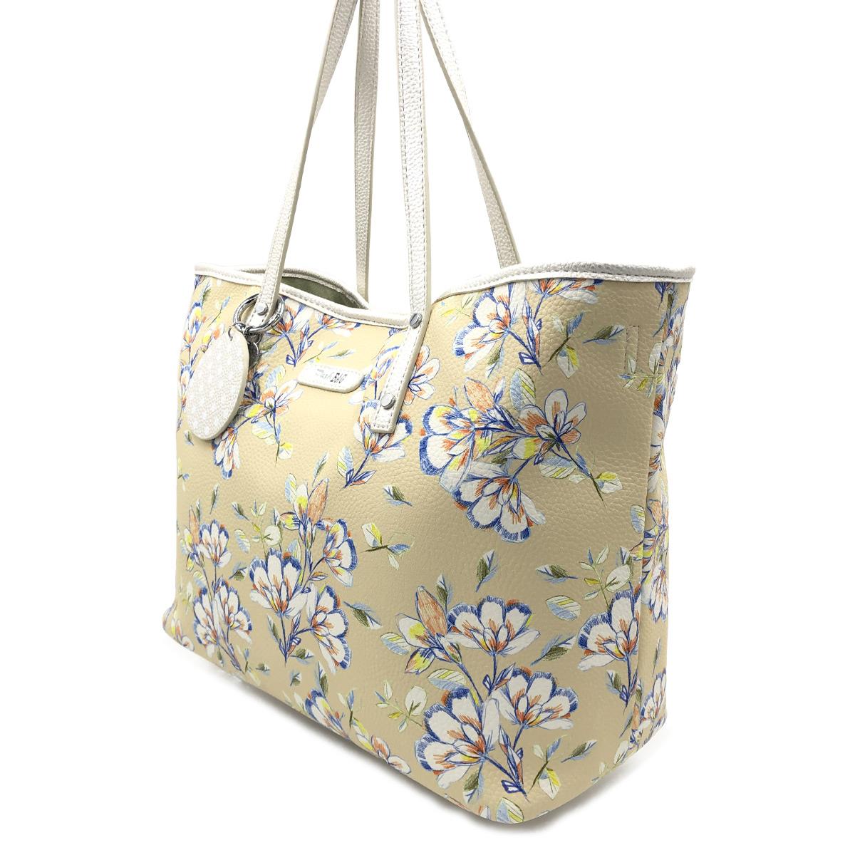 ATELIER DU SAC SHOPPING STAMPA FIORI