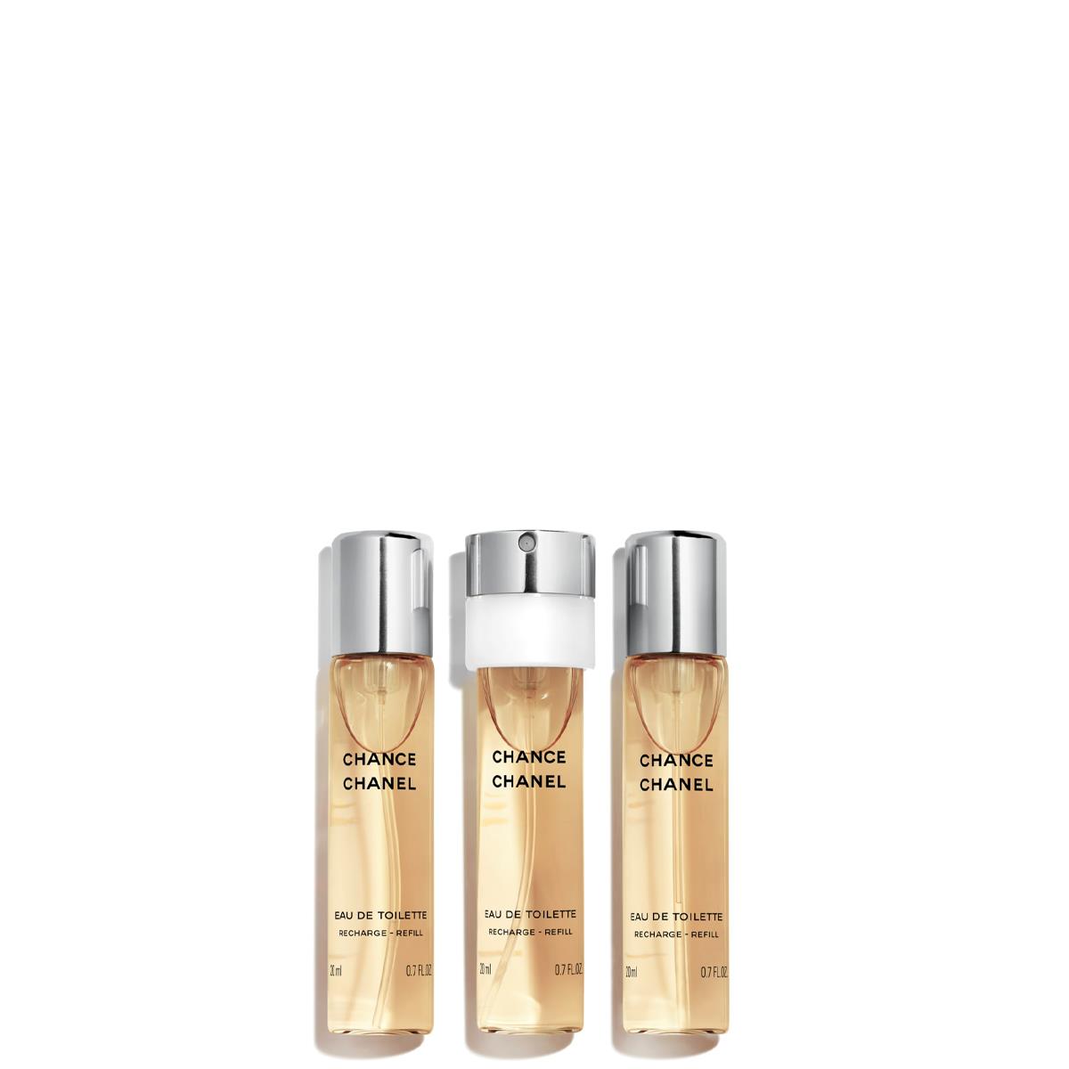 CHANEL CHANCE EAU DE TOILETTE REFILLS 3X20ML