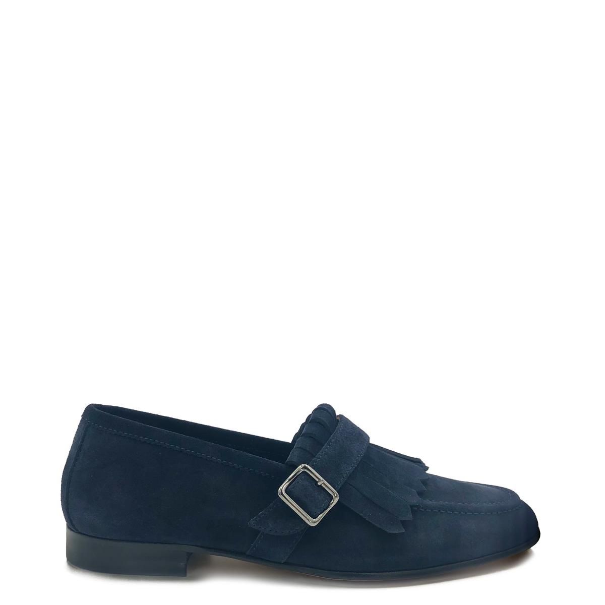 MANIFATTURE ETRUSCHE  MOCASSINO CON FRANGIA