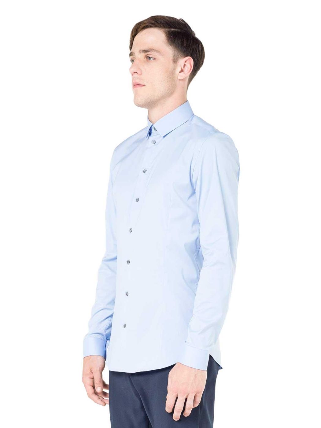 PATRIZIA PEPE CAMICIA IN POPELINE DI COTONE STRETCH
