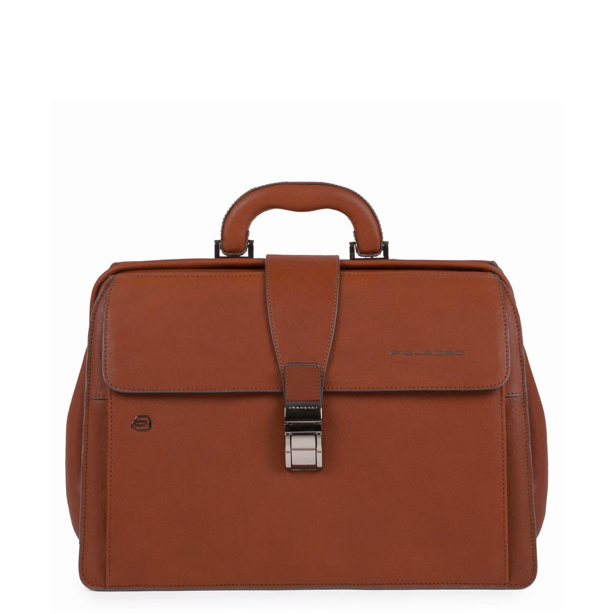 PIQUADRO BORSA MEDICO BLACK SQUARE