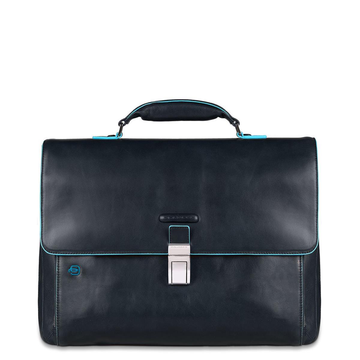 PIQUADRO BLUE SQUARE CARTELLA PELLE