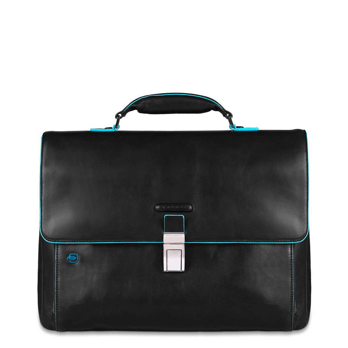 PIQUADRO CARTELLA CON PATTA BLUE SQUARE