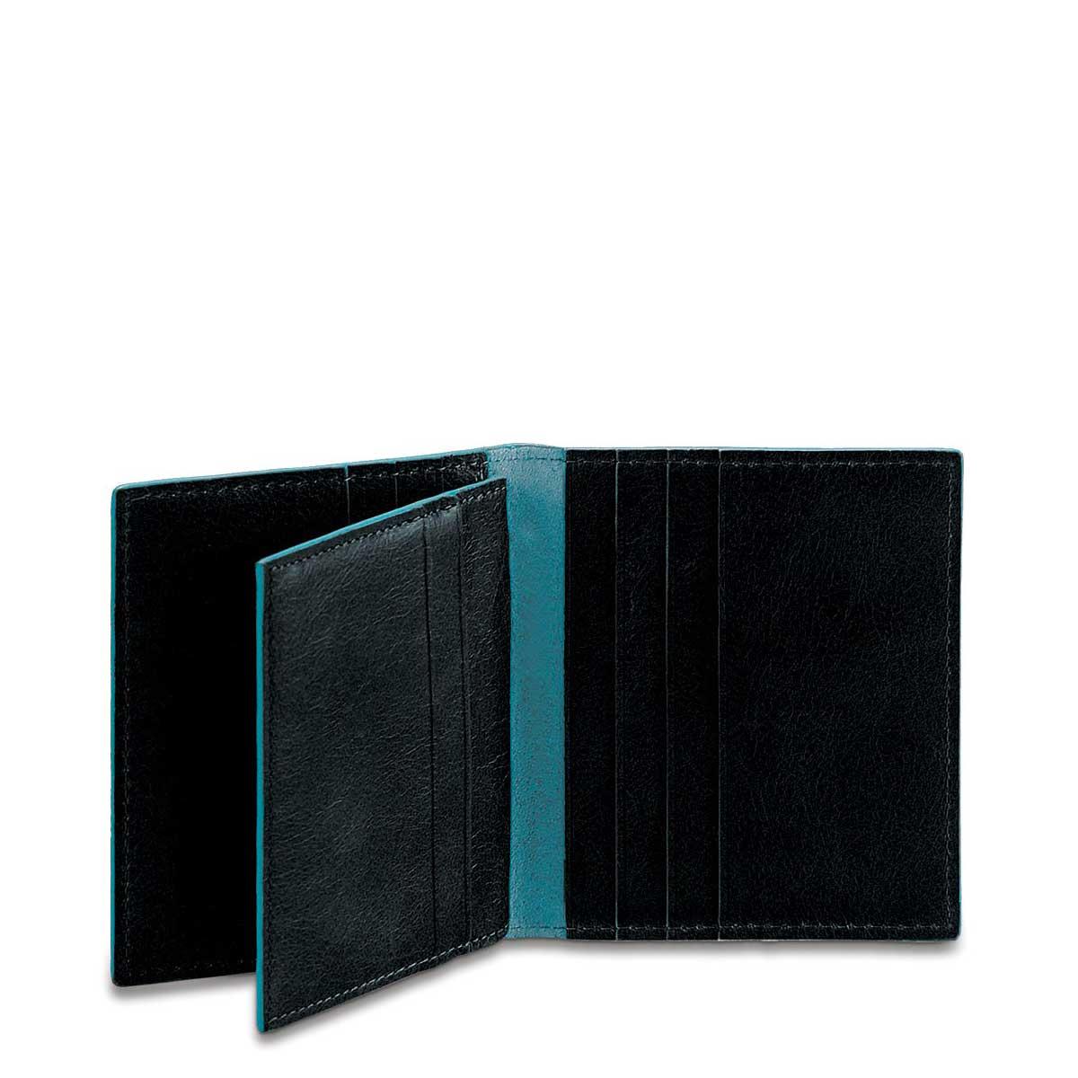 PIQUADRO BLUE SQUARE PORTAFOGLI PELLE