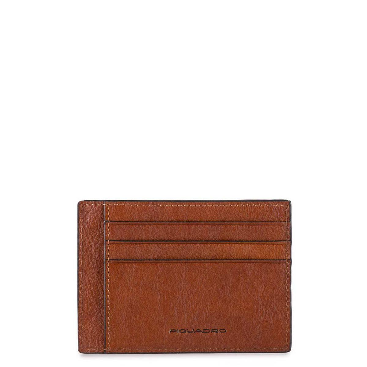 PIQUADRO BUSTINA PORTACARTE BLACK SQUARE