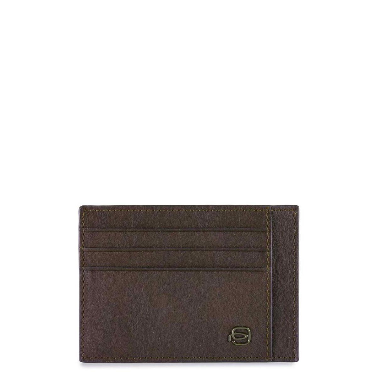 PIQUADRO BUSTINA PORTACARTE BLACK SQUARE