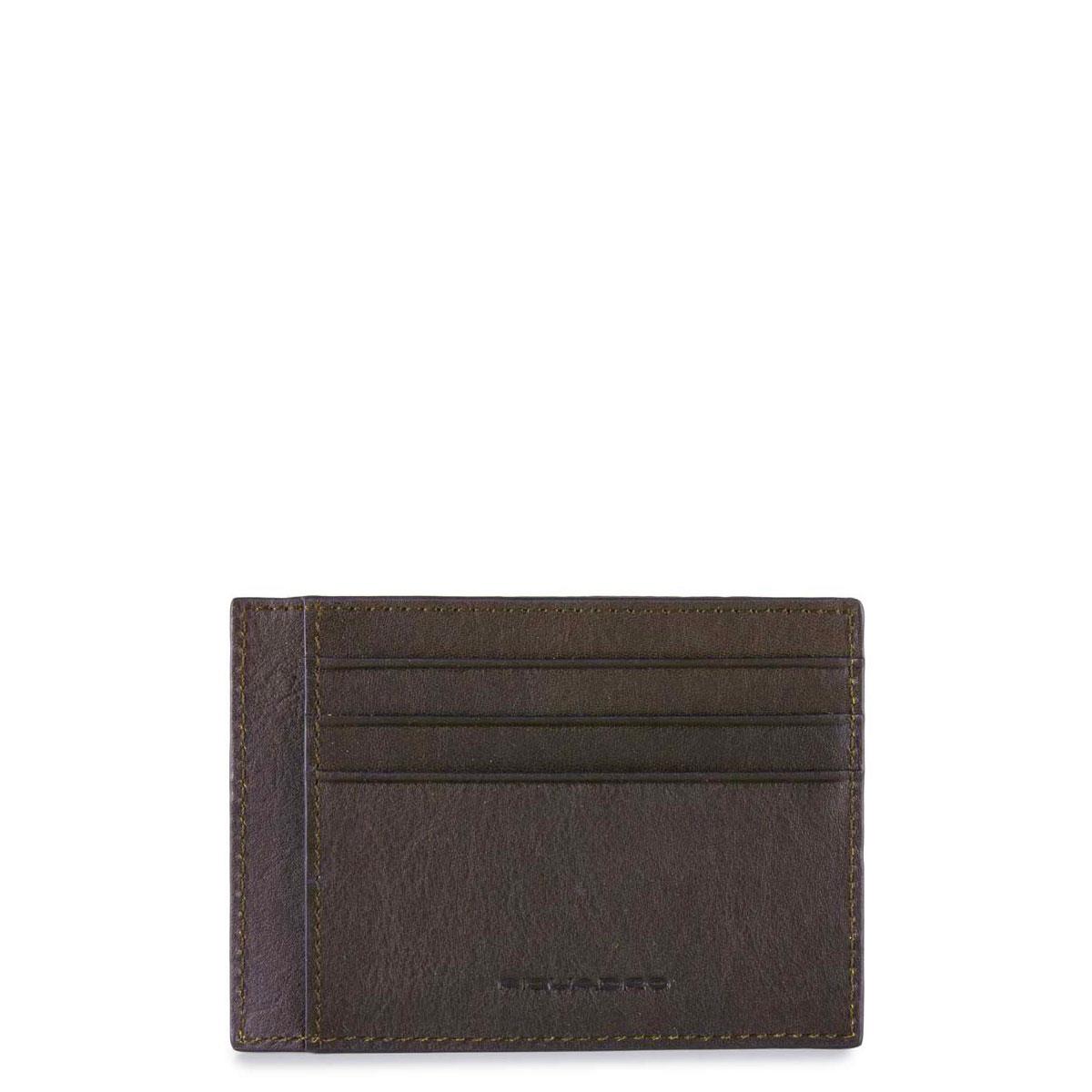 PIQUADRO BUSTINA PORTACARTE BLACK SQUARE
