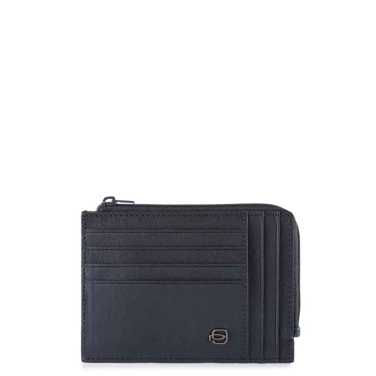 PIQUADRO BLACK SQUARE PORTADOCUMENTI CON ZIP