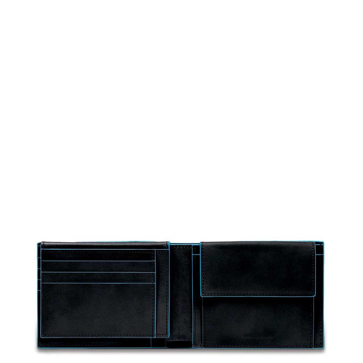 PIQUADRO B2R PORTAFOGLI COMPLETO IN PELLE