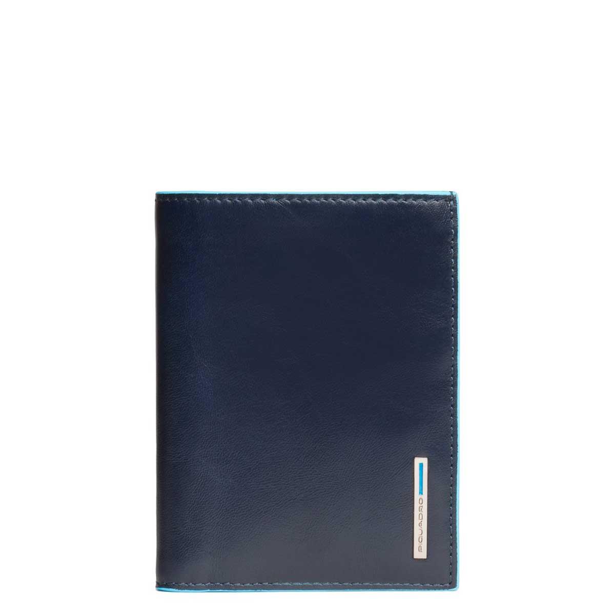 PIQUADRO BLUE SQUARE PORTAFOGLI VERTICALE