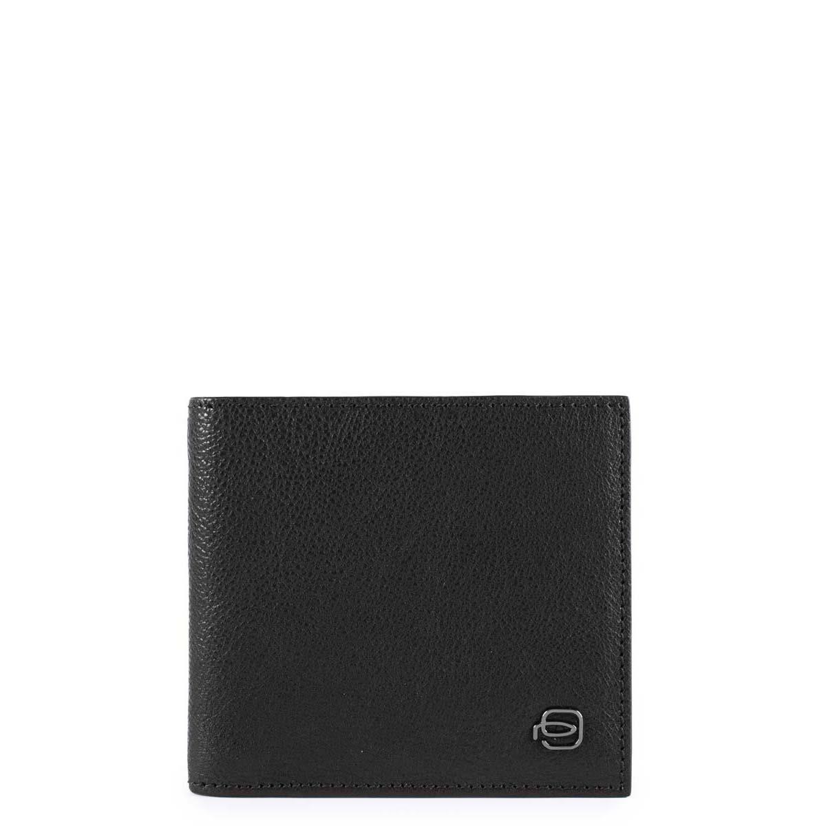 PIQUADRO BLACK SQUARE PORTAFOGLI PORTA DOLLARI