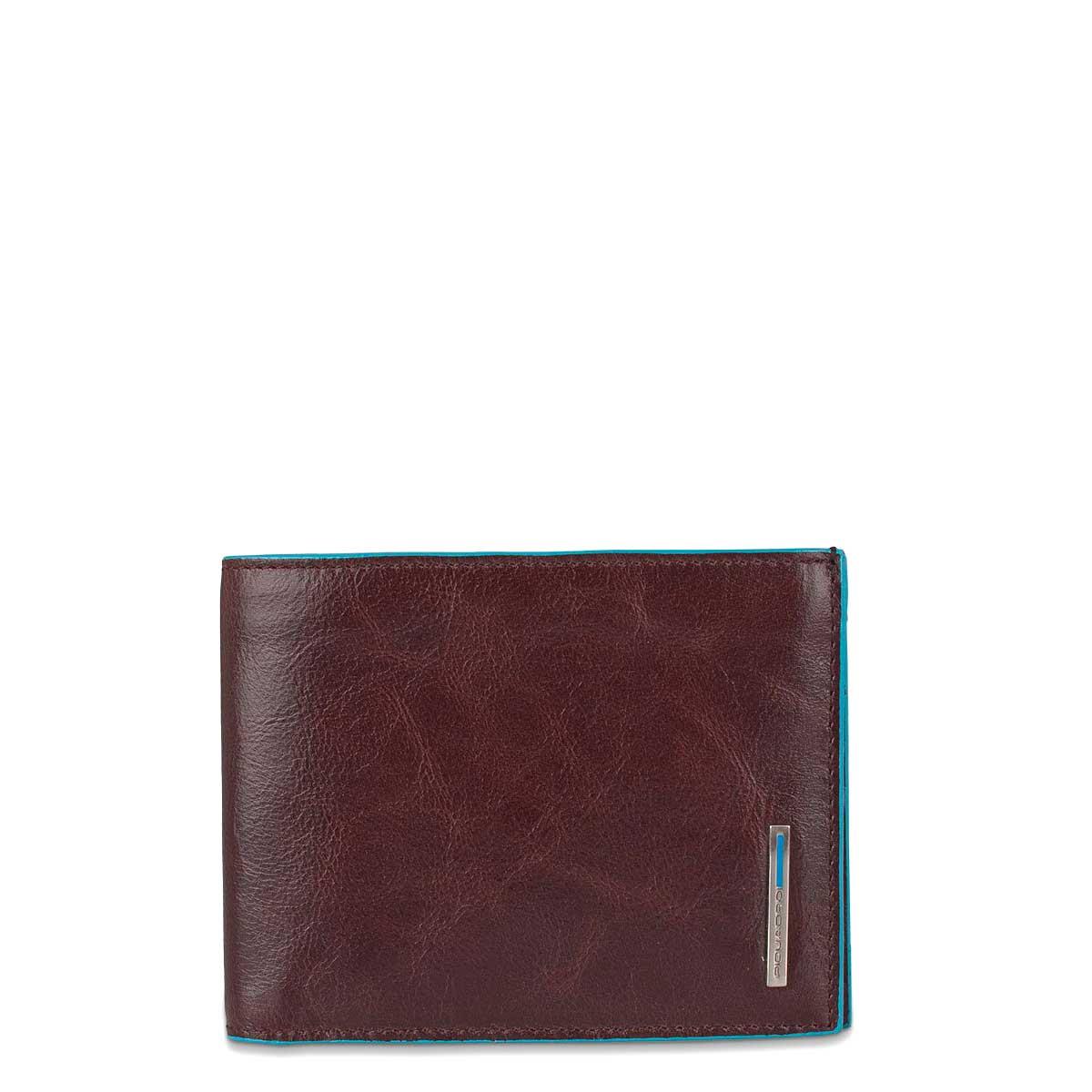 PIQUADRO BLUE SQUARE PORTAFOGLI CON PORTAMONETE