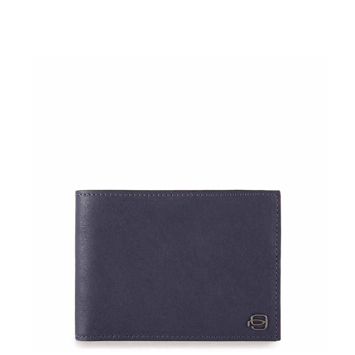 PIQUADRO PORTAFOGLI PORTAMONETE BLACK SQUARE