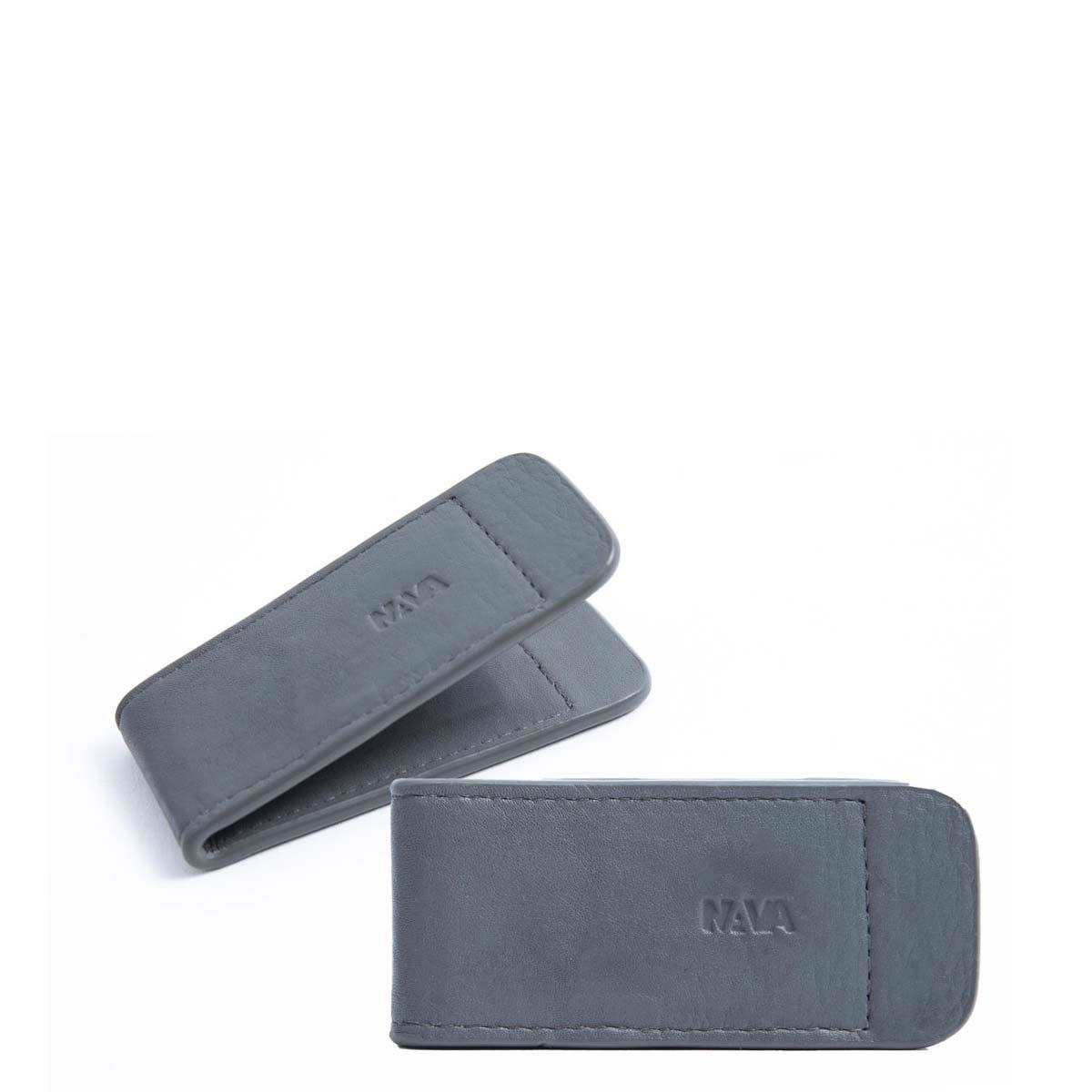 NAVA DESIGN FERMASOLDI IN PELLE SMOOTH