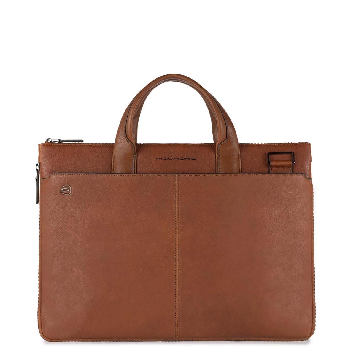 PIQUADRO BLACK SQUARE CARTELLA IN PELLE