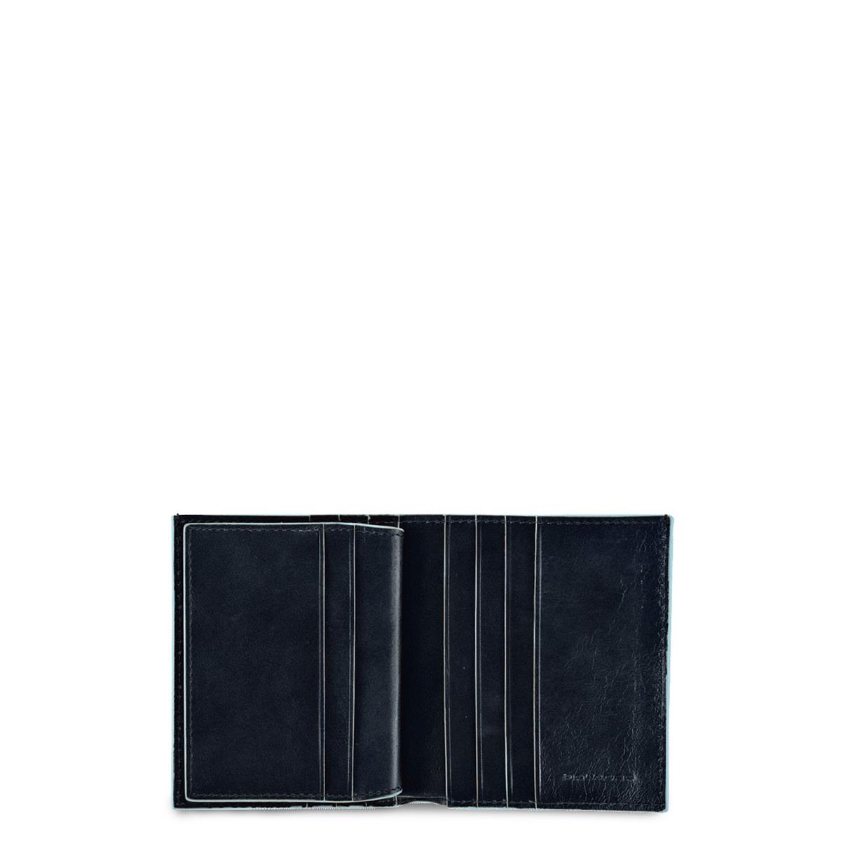 PIQUADRO BLUE SQUARE PORTAFOGLI PELLE