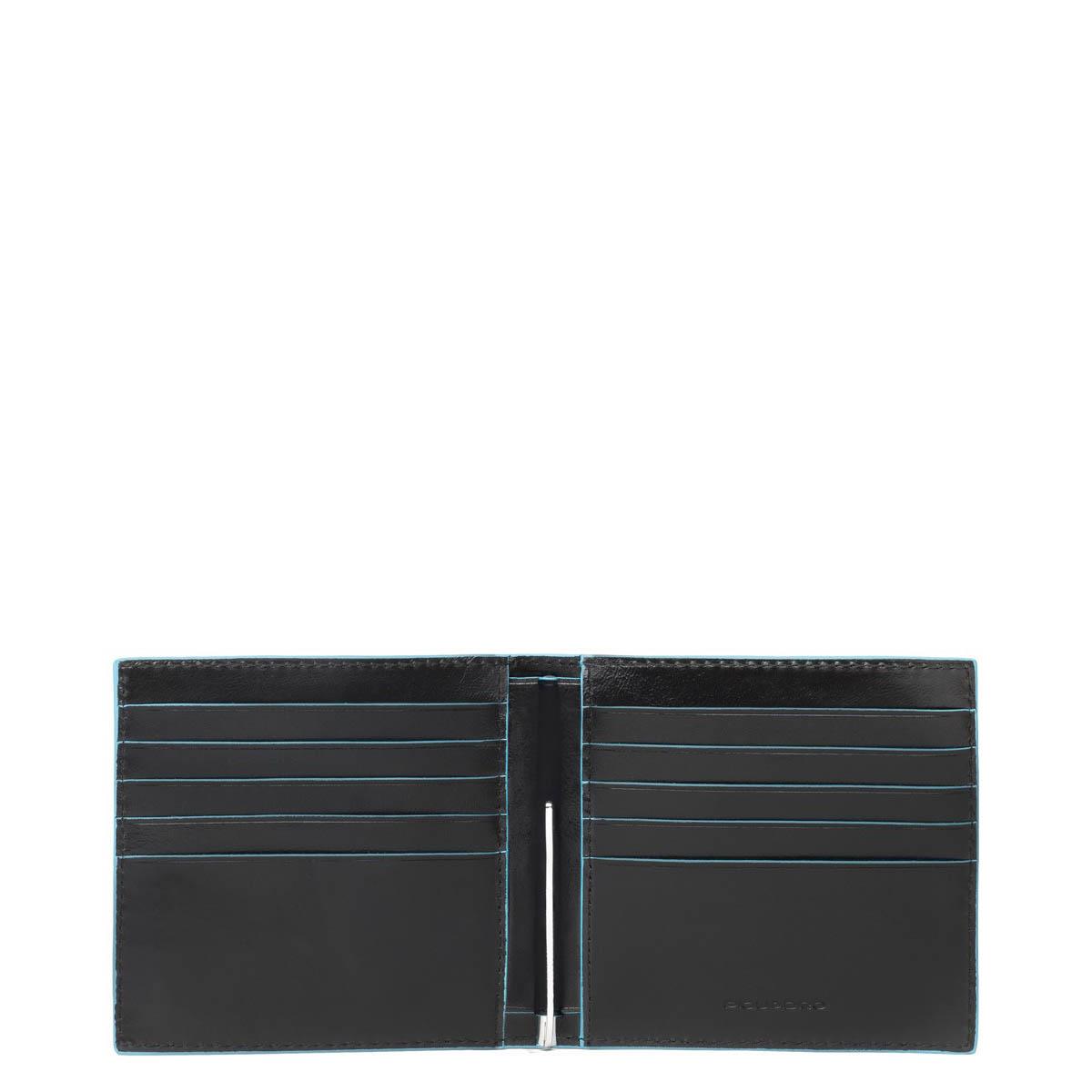 PIQUADRO BLUE SQUARE PORTAFOGLI PELLE