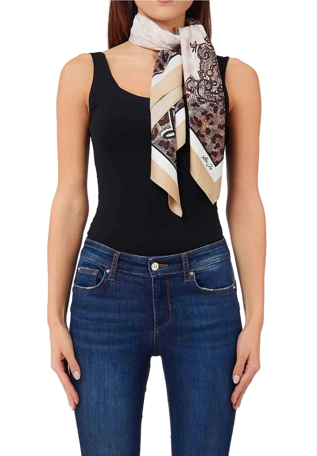 LIU JO FOULARD MIX PRINT