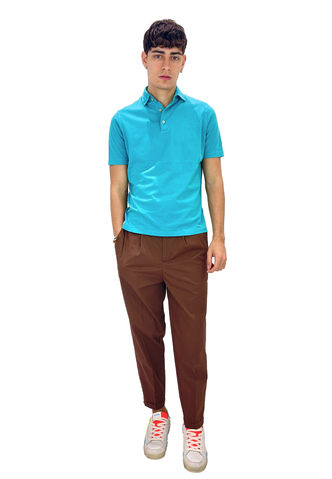 FILIPPO DE LAURENTIIS POLO MANICA CORTA