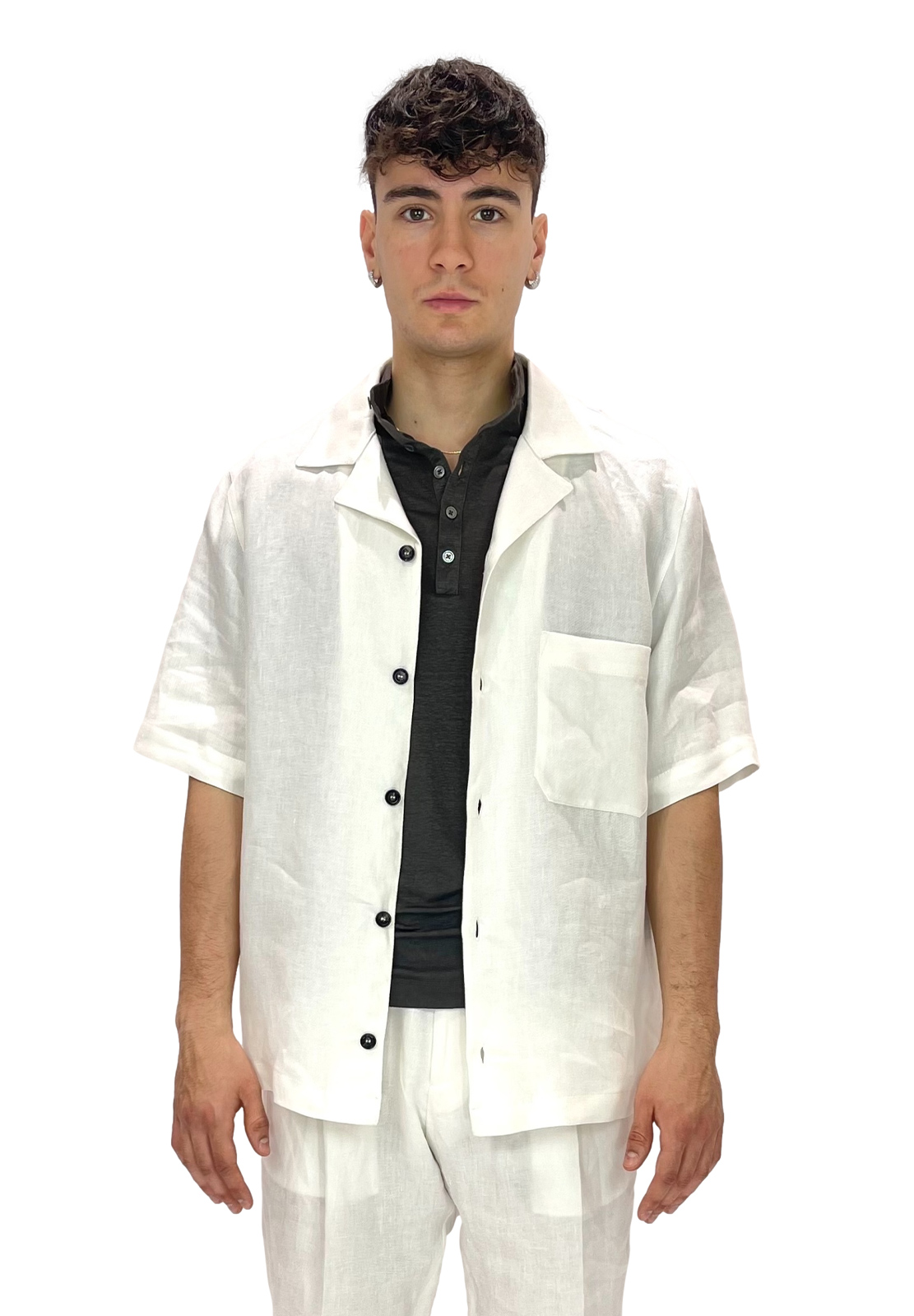 BE ABLE CAMICIA KAI IN PURO LINO
