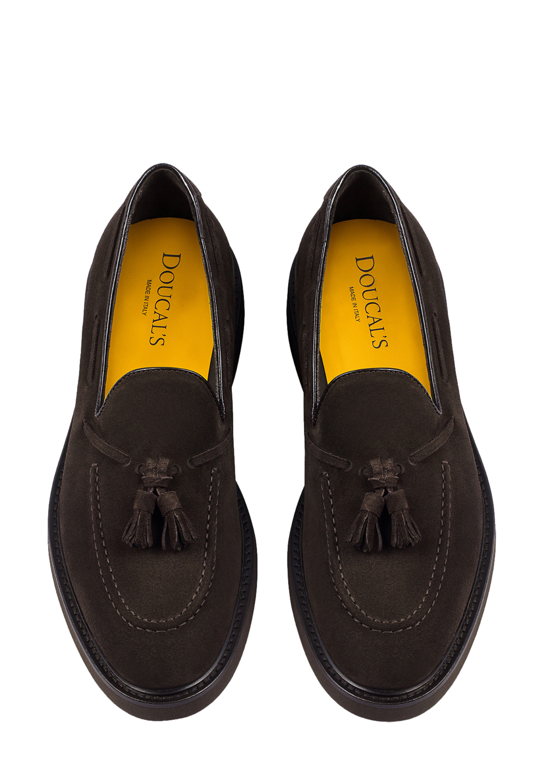 DOUCAL'S MOCASSINO SCAMOSCIATO CON NAPPINE
