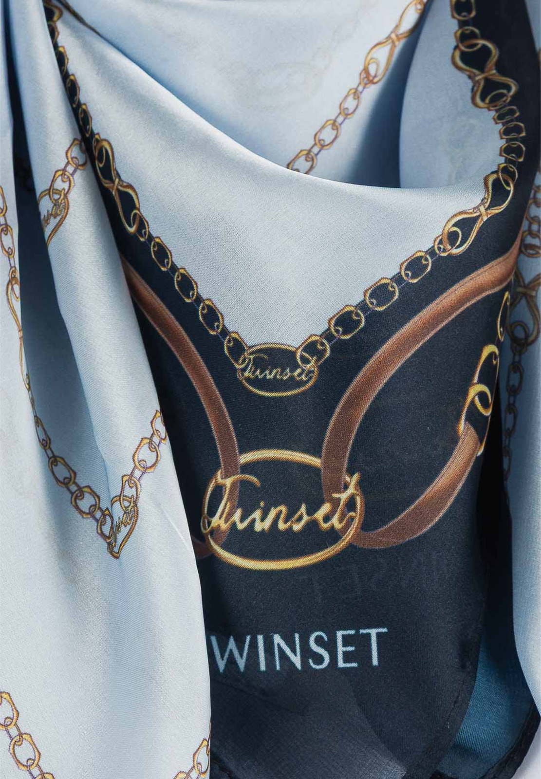 TWINSET FOULARD STAMPA CATENA