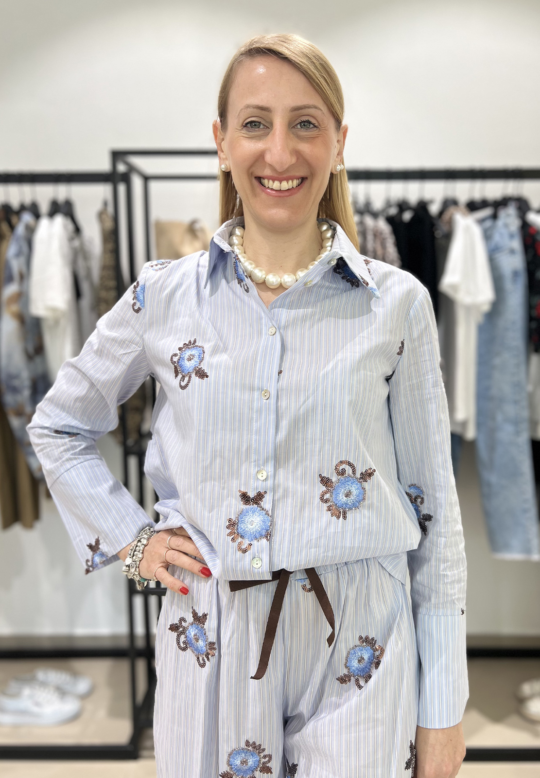 MOTEL CAMICIA A RIGHE