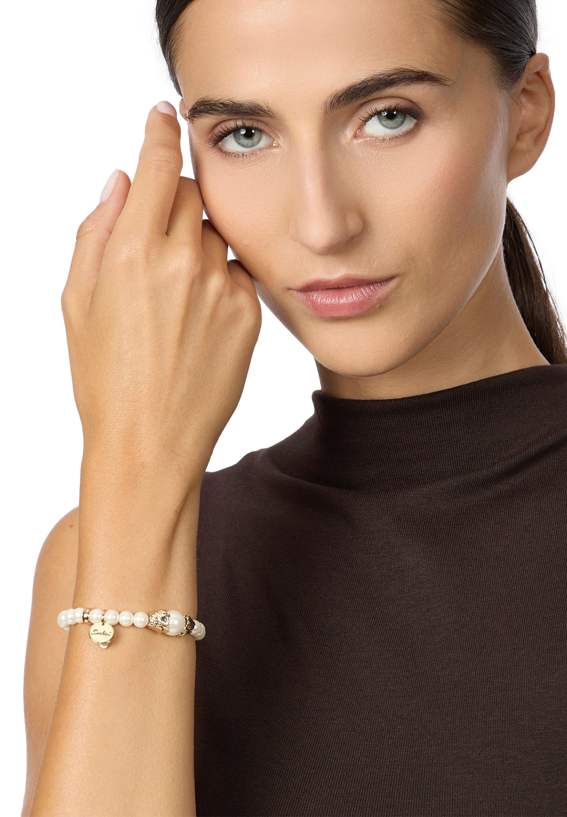SODINI BRACCIALE ELASTICO PERLE DAPHNE