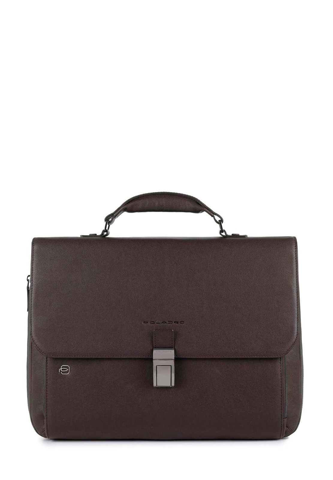 PIQUADRO BLACK SQUARE CARTELLA ESPANDIBILE CON PATTA PELLE