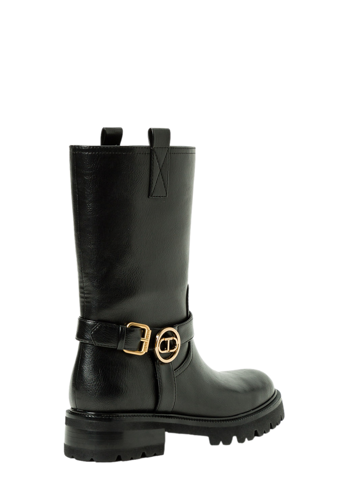 TWINSET STIVALE CON FIBBIA LOGO