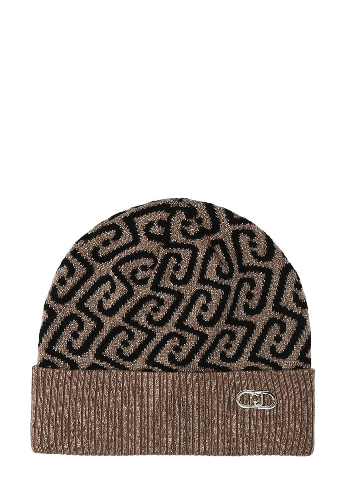 LIU JO CAPPELLO LOGO JACQUARD E LUREX