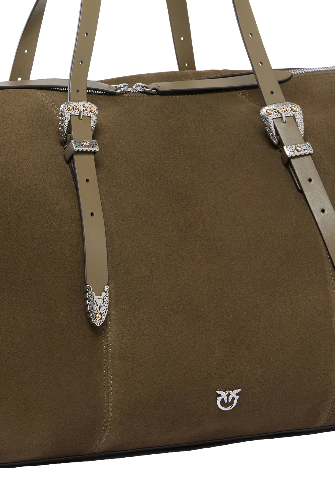 PINKO TOTE BAG SUEDE