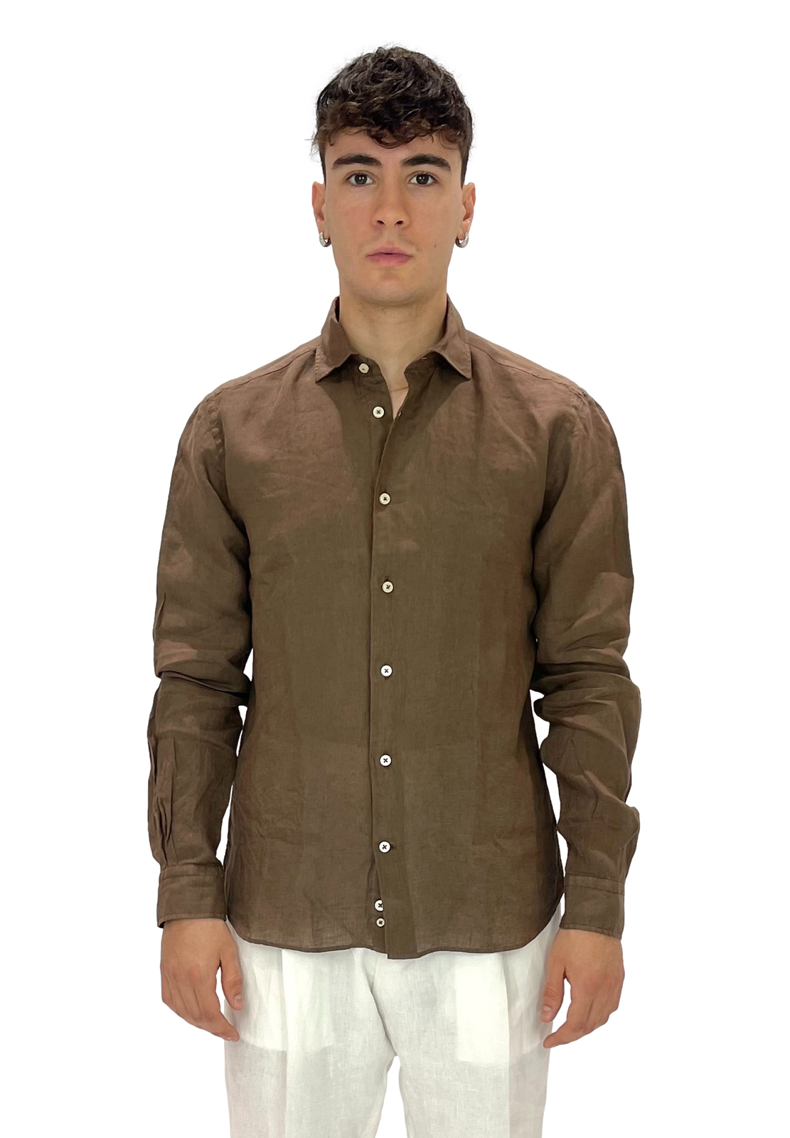MASTRICAMICIAI CAMICIA 100% LINO