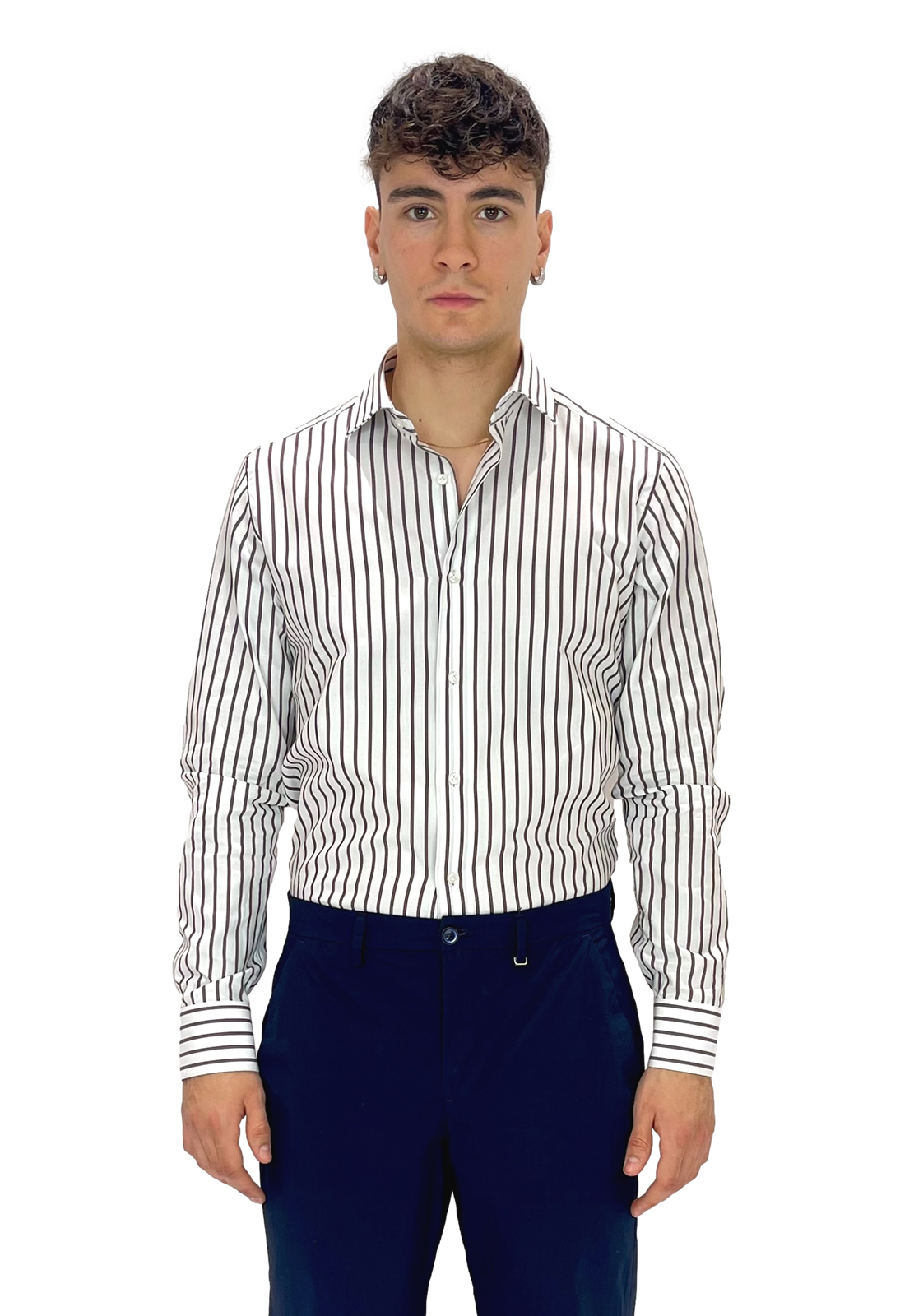 BRANCACCIO CAMICIA RIGHE LARGHE