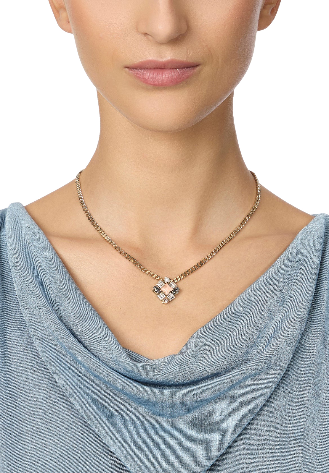SODINI COLLANA CORTA CHARM CRISTALLI HERA