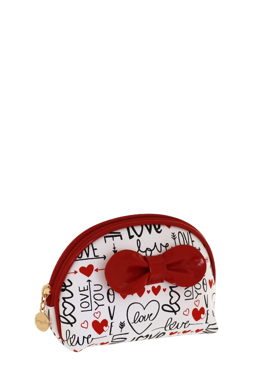 CAMOMILLA POUCH S LOVE BIANCO