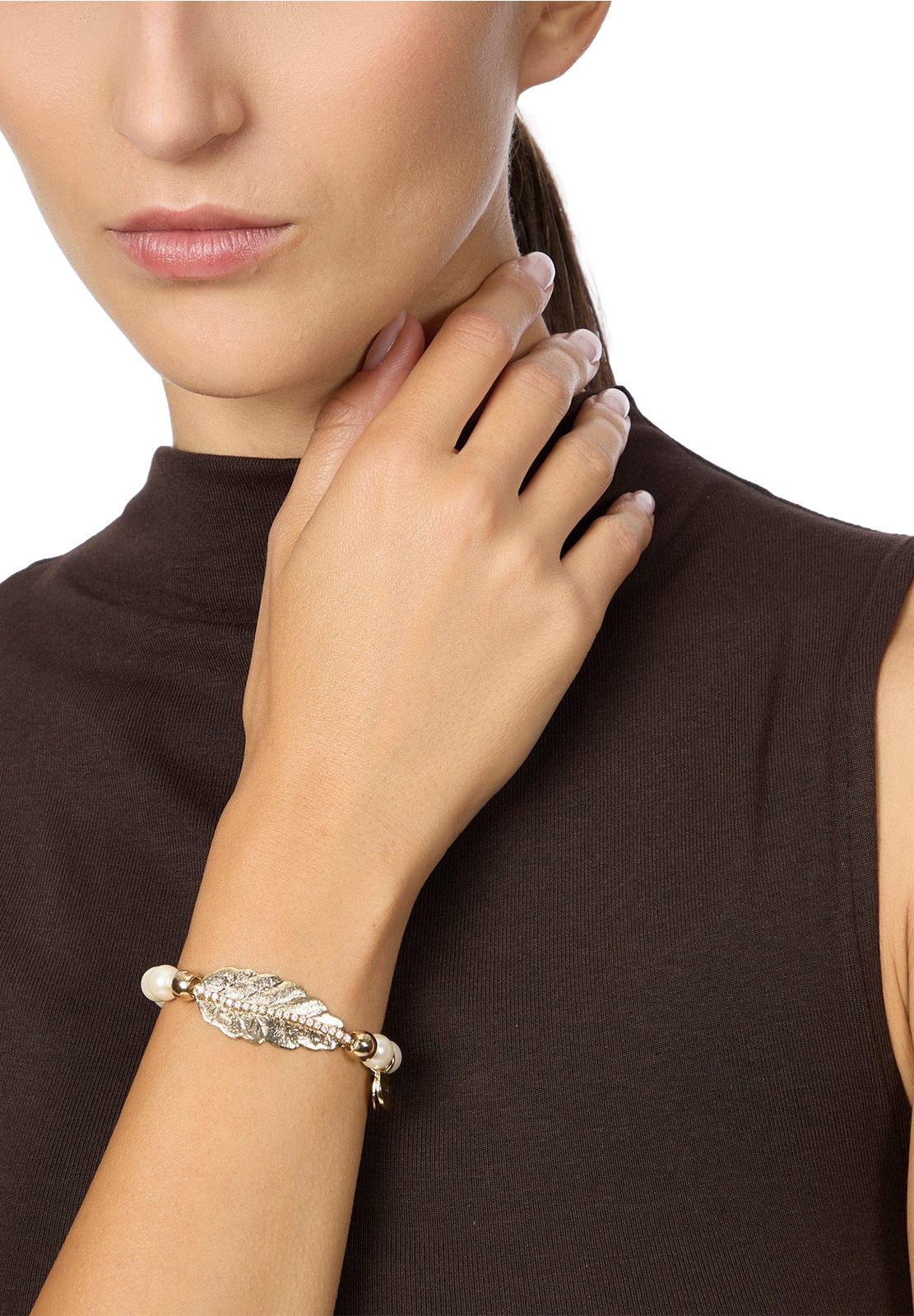 SODINI BRACCIALE ELASTICO PERLE DAPHNE