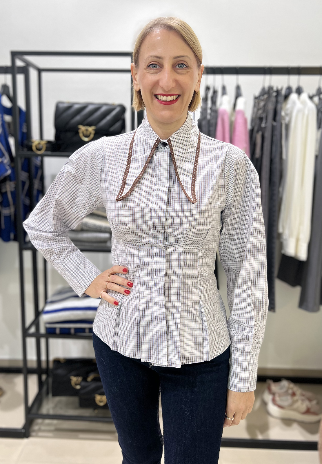 HAVEONE CAMICIA QUADRATINI