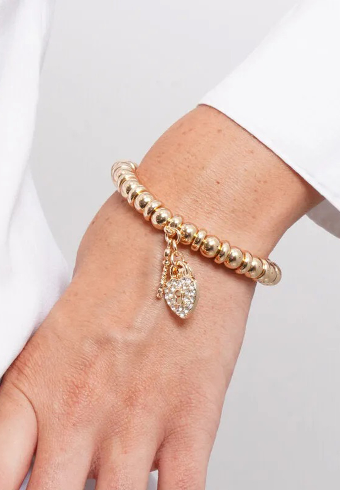AMO CAPRI BRACCIALE METALLO LUCCHETTO