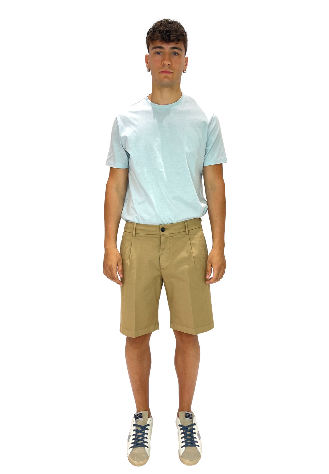 BE ABLE BERMUDA RICHARD IN COTONE TINTO CAPO